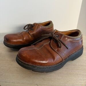 Johnston & Murphy Men’s 8½ M Brown Leather Split Toe Oxford Shoes